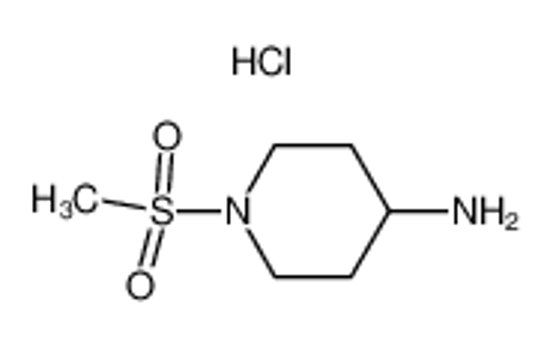 Picture of 1-(Methylsulfonyl)piperidin-4-amine hydrochloride