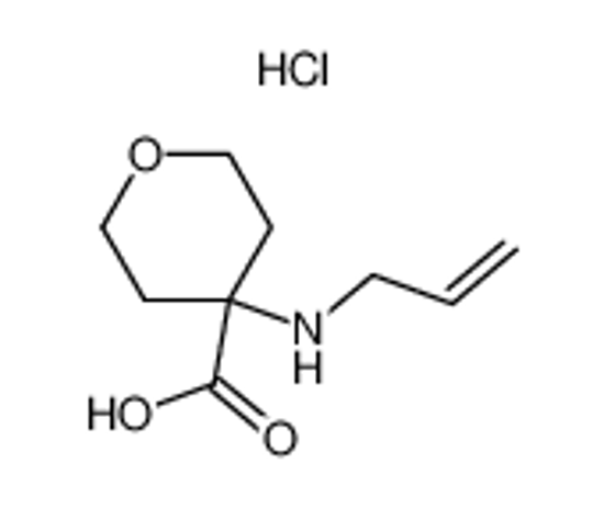 Picture of 4-(prop-2-enylamino)oxane-4-carboxylic acid