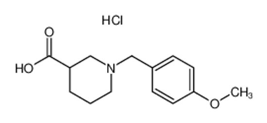 Picture of 1-(4-METHOXY-BENZYL)-PIPERIDINE-3-CARBOXYLIC ACID HYDROCHLORIDE