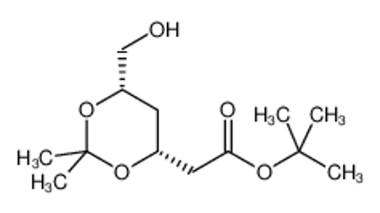 Изображение (4R-Cis)-6-Hydroxymethyl-2,2-Dimethyl-1,3-Dioxane-4-Acetic Acid 1,1-Dimethylethyl Ester