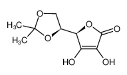 Imagem de (+)-5,6-O-Isopropylidene-L-ascorbic acid