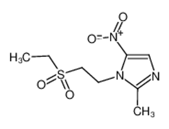 Picture of 1-(2-ethylsulfonylethyl)-2-methyl-5-nitroimidazole