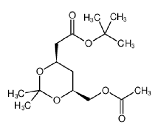 Picture of tert-Butyl (4R-cis)-6-[(acetyloxy)methyl]-2,2-dimethyl-1,3-dioxane-4-acetate