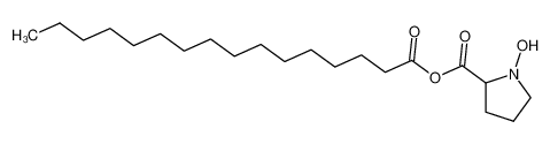 Picture of (2S,4R)-1-hexadecanoyl-4-hydroxypyrrolidine-2-carboxylic acid