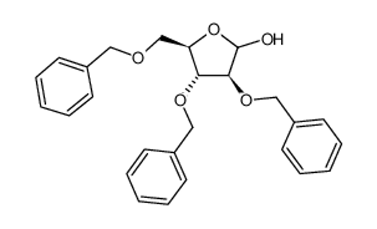Изображение (3S,4R,5R)-3,4-bis(phenylmethoxy)-5-(phenylmethoxymethyl)oxolan-2-ol