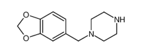 Изображение 1-(1,3-benzodioxol-5-ylmethyl)piperazine