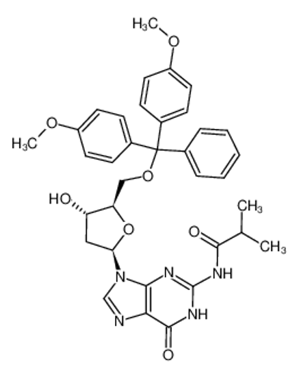 Picture of 5-O-(4,4-Dimethoxytrityl)-N2-Isobutyryl-2-Deoxyguanosine