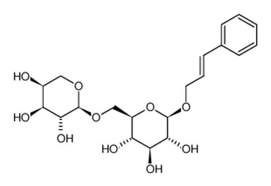 Picture of 2-(3-phenylprop-2-enoxy)-6-[(3,4,5-trihydroxyoxan-2-yl)oxymethyl]oxane-3,4,5-triol