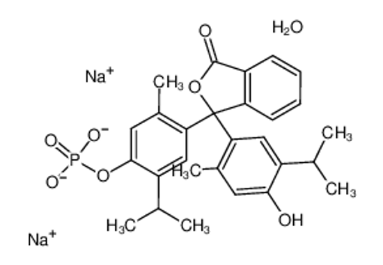 Picture of Thymolphthalein monophosphoric acid disodium salt trihydrate
