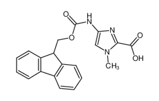 Picture of 4-(9H-fluoren-9-ylmethoxycarbonylamino)-1-methylimidazole-2-carboxylic acid