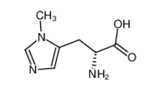 Picture of (2R)-2-amino-3-(3-methylimidazol-4-yl)propanoic acid