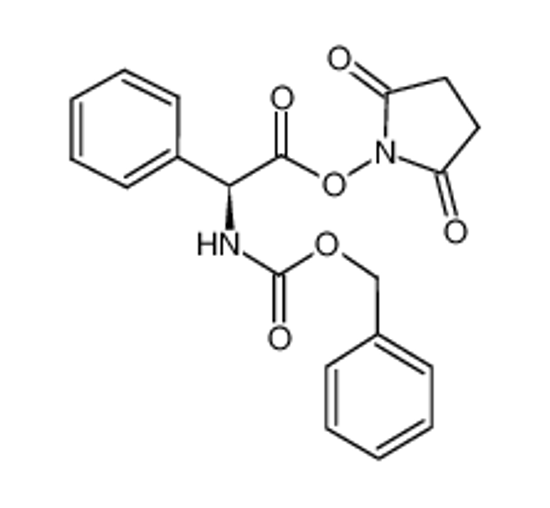 Изображение (2,5-dioxopyrrolidin-1-yl) (2S)-2-phenyl-2-(phenylmethoxycarbonylamino)acetate