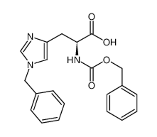 Picture of 3-(1-benzylimidazol-4-yl)-2-(phenylmethoxycarbonylamino)propanoic acid