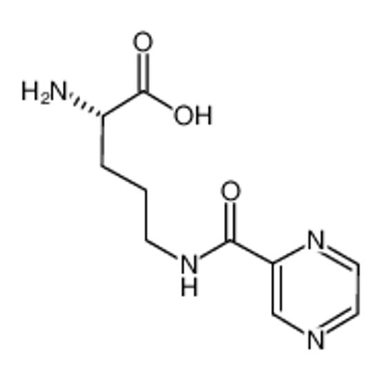 Picture of (2S)-2-amino-5-(pyrazine-2-carbonylamino)pentanoic acid