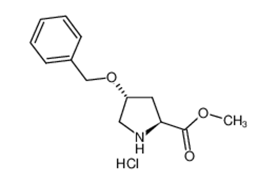 Picture of methyl (2S,4R)-4-phenylmethoxypyrrolidine-2-carboxylate,hydrochloride