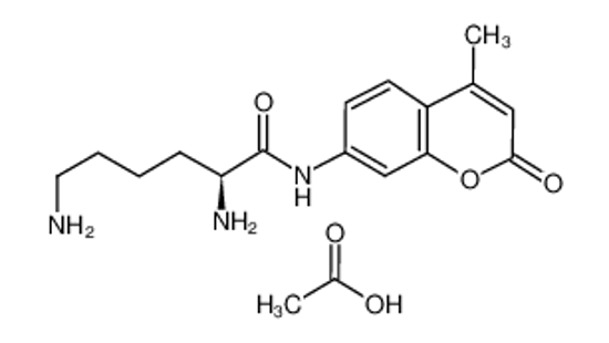 Изображение acetic acid,(2S)-2,6-diamino-N-(4-methyl-2-oxochromen-7-yl)hexanamide