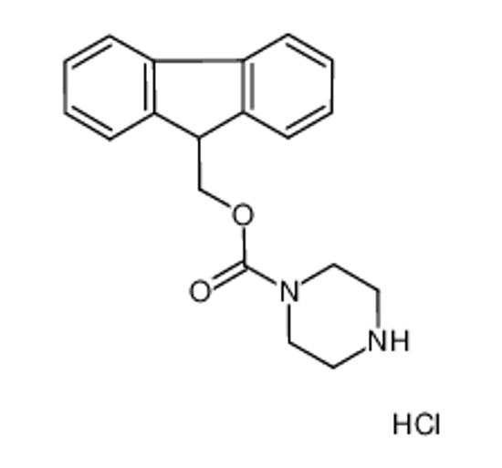 Picture of 9H-fluoren-9-ylmethyl piperazine-1-carboxylate,hydrochloride