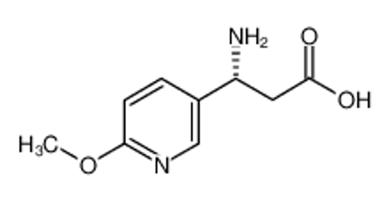 Picture of (3R)-3-amino-3-(6-methoxypyridin-3-yl)propanoic acid