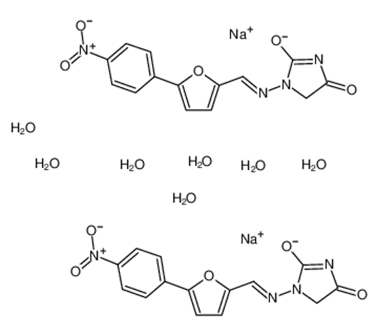 Picture of dantrolene sodium hemiheptahydrate