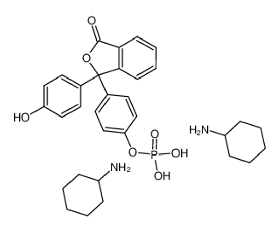 Изображение Cyclohexanaminium 4-(1-(4-hydroxyphenyl)-3-oxo-1,3-dihydroisobenzofuran-1-yl)phenyl phosphate