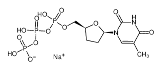 Picture of 3'-DEOXYTHYMIDINE-5'-O-TRIPHOSPHATE/2',3'-DIDEOXYTHYMIDINE-5'-O-TRIPHOSPHATE SODIUM SALT