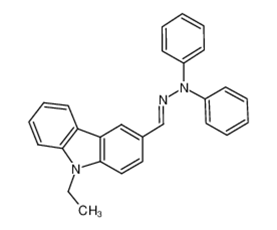 Picture of 9-Ethylcarbazole-3-carboxaldehyde Diphenylhydrazone