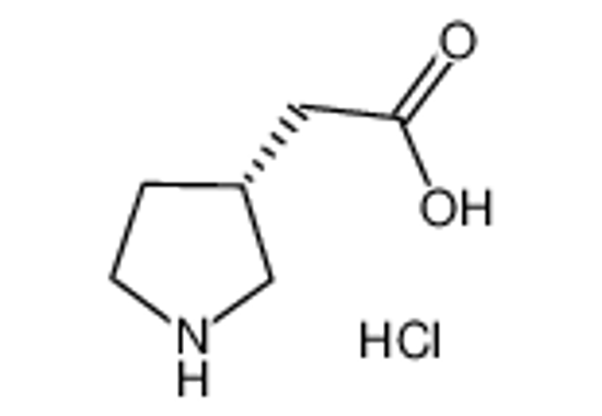 Picture of (R)-3-PYRROLIDINEACETIC ACID HCL