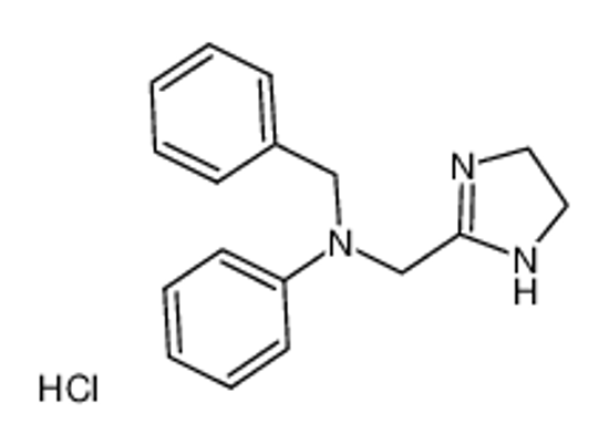 Picture of N-benzyl-N-(4,5-dihydro-1H-imidazol-2-ylmethyl)aniline,hydrochloride