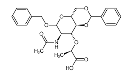 Imagem de BENZYL N-ACETYL-4,6-O-BENZYLIDENEMURAMIC ACID