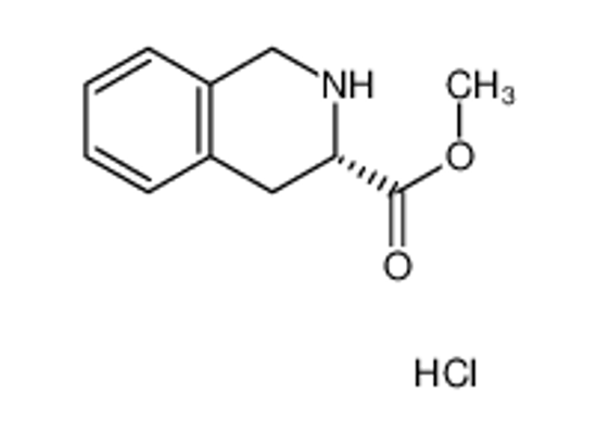 Picture of methyl (3S)-1,2,3,4-tetrahydroisoquinoline-3-carboxylate,hydrochloride