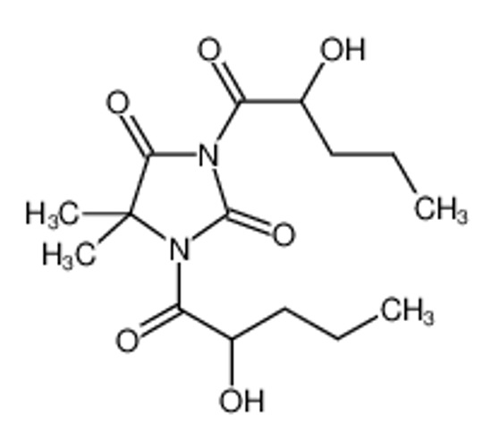Picture of N,N'-Di(1-hydroxypentanal)-5,5-dimethylhydantoin