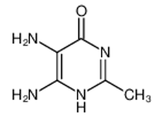 Picture of 4(1H)-PYRIMIDINONE, 5,6-DIAMINO-2-METHYL-