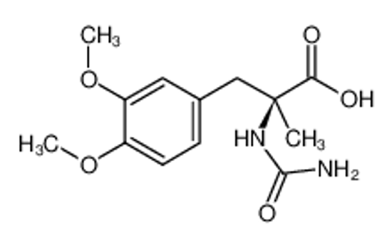 Picture of (2S)-2-(carbamoylamino)-3-(3,4-dimethoxyphenyl)-2-methylpropanoic acid
