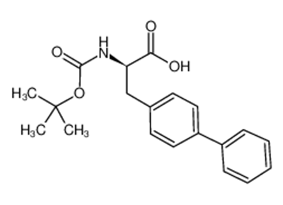 Picture of (2R)-2-[(2-methylpropan-2-yl)oxycarbonylamino]-3-(4-phenylphenyl)propanoic acid