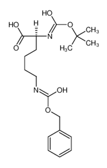 Picture of (2S)-2-[(2-methylpropan-2-yl)oxycarbonylamino]-6-(phenylmethoxycarbonylamino)hexanoic acid