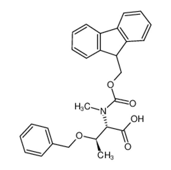 Picture of (2S,3R)-2-[9H-fluoren-9-ylmethoxycarbonyl(methyl)amino]-3-phenylmethoxybutanoic acid