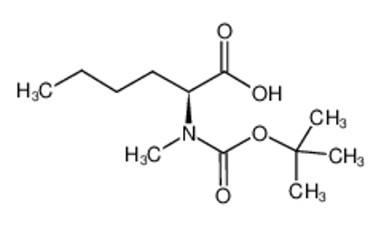 Picture of (2S)-2-[methyl-[(2-methylpropan-2-yl)oxycarbonyl]amino]hexanoic acid