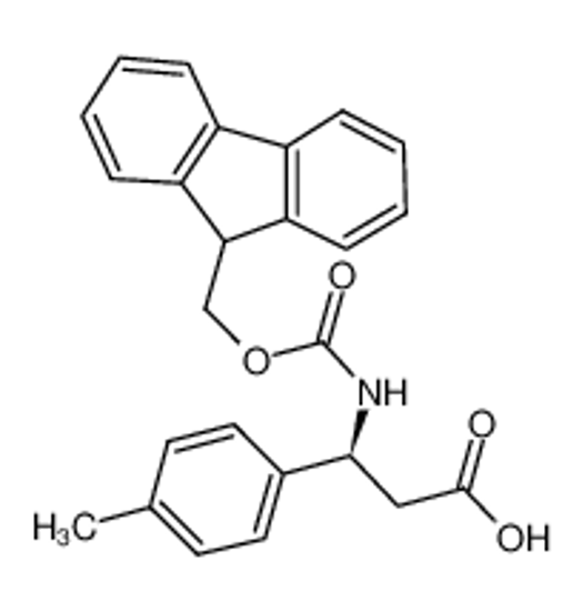 Picture of (3S)-3-(9H-fluoren-9-ylmethoxycarbonylamino)-3-(4-methylphenyl)propanoic acid