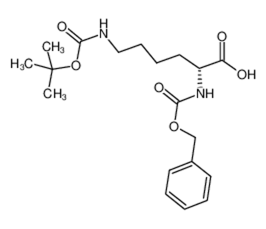 Picture of (2R)-6-[(2-methylpropan-2-yl)oxycarbonylamino]-2-(phenylmethoxycarbonylamino)hexanoic acid