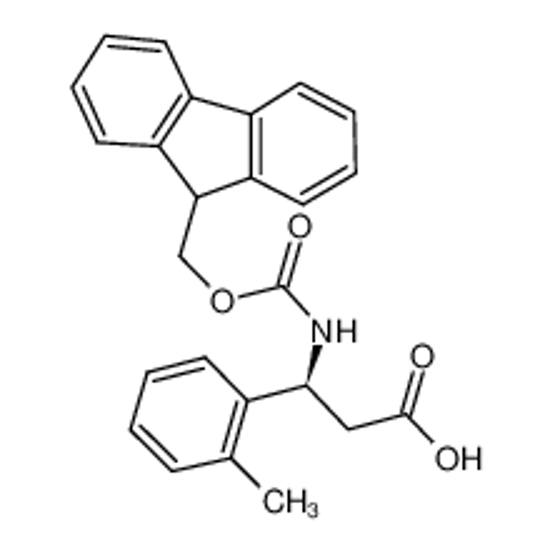 Picture of (3S)-3-(9H-fluoren-9-ylmethoxycarbonylamino)-3-(2-methylphenyl)propanoic acid