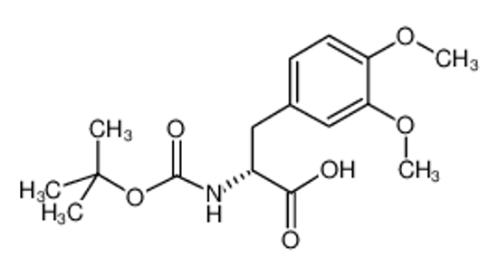 Imagem de (2R)-3-(3,4-dimethoxyphenyl)-2-[(2-methylpropan-2-yl)oxycarbonylamino]propanoic acid