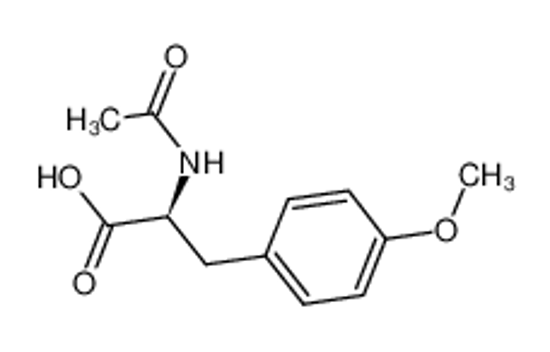 Picture of (2S)-2-acetamido-3-(4-methoxyphenyl)propanoic acid