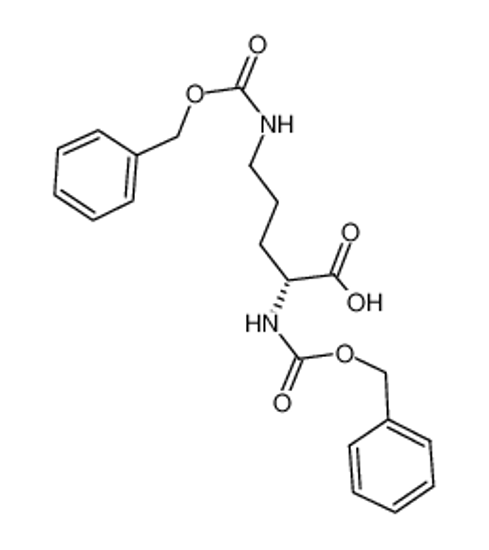 Picture of (2R)-2,5-bis(phenylmethoxycarbonylamino)pentanoic acid