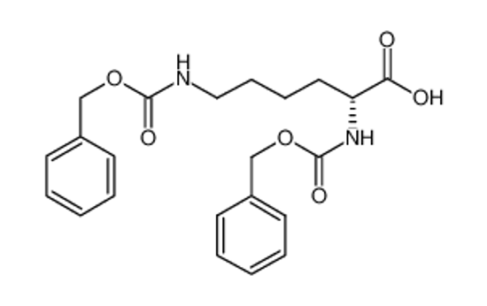 Picture of (2R)-2,6-bis(phenylmethoxycarbonylamino)hexanoic acid