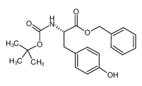 Picture of benzyl (2S)-3-(4-hydroxyphenyl)-2-[(2-methylpropan-2-yl)oxycarbonylamino]propanoate