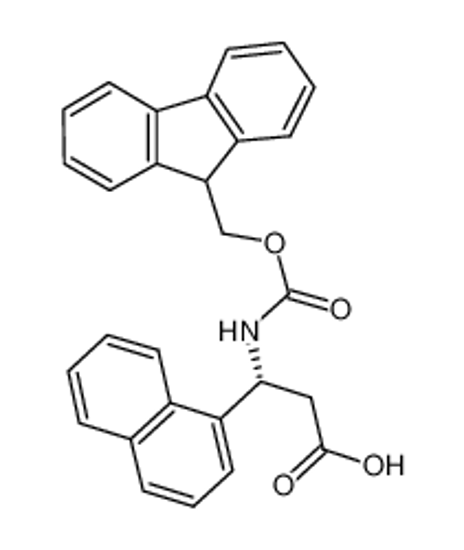 Picture of (3R)-3-(9H-fluoren-9-ylmethoxycarbonylamino)-3-naphthalen-1-ylpropanoic acid