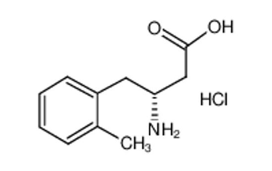 Picture of (3R)-3-amino-4-(2-methylphenyl)butanoic acid,hydrochloride