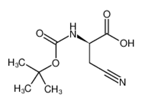Imagem de (2R)-3-cyano-2-[(2-methylpropan-2-yl)oxycarbonylamino]propanoic acid
