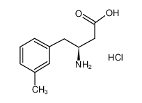 Picture of (3S)-3-amino-4-(3-methylphenyl)butanoic acid,hydrochloride