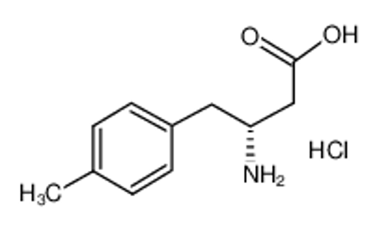 Picture of (3R)-3-amino-4-(4-methylphenyl)butanoic acid,hydrochloride
